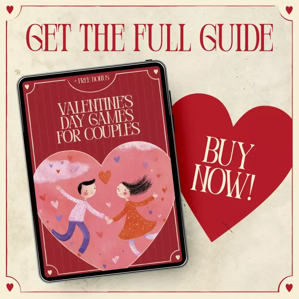Valentine’s Day Games for Couples – Fun & Romantic Guide for At-Home Date Night | Valentine’s Day Games for Couples Digital Download