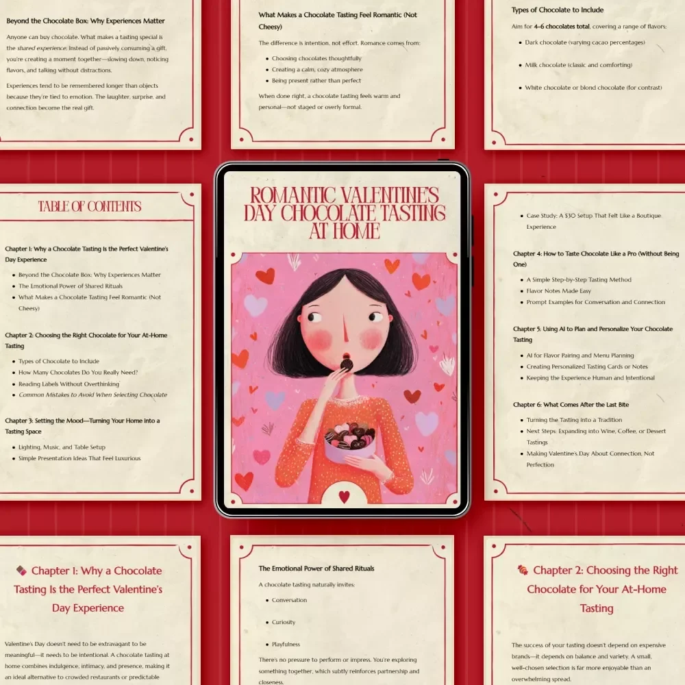 Romantic Valentine’s Day Chocolate Tasting at Home – The Ultimate Guide to Creating a Memorable Tasting Experience