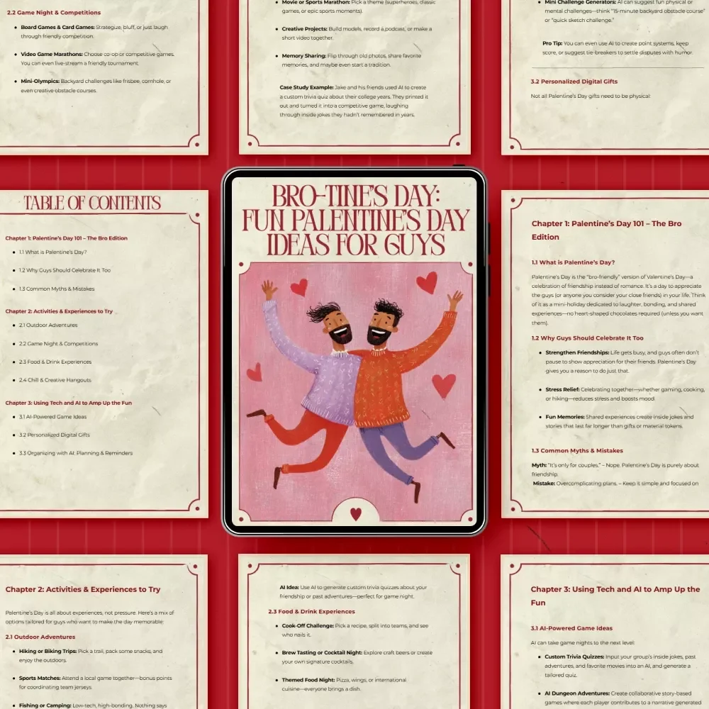Bro-tine’s Day: Fun Palentine’s Day Ideas for Guys | Ultimate Guide to Palentine's Day Activities for Guys & Bro Celebrations