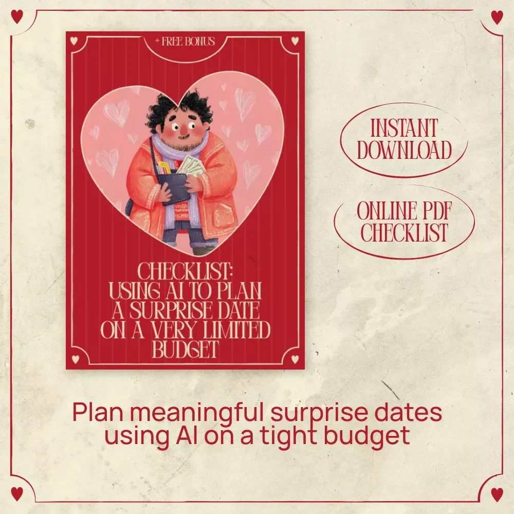Checklist: Using AI to Plan a Surprise Date on a Very Limited Budget 💌 | Smart AI Date Planning Checklist | Affordable Romantic Date Guide