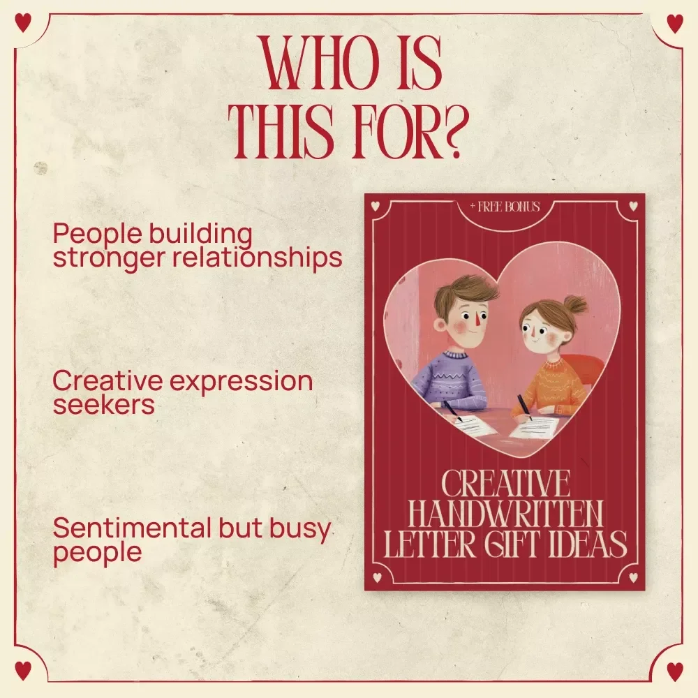 Creative Handwritten Letter Gift Ideas Ebook – Thoughtful & Meaningful handwritten letter gift ideas Guide