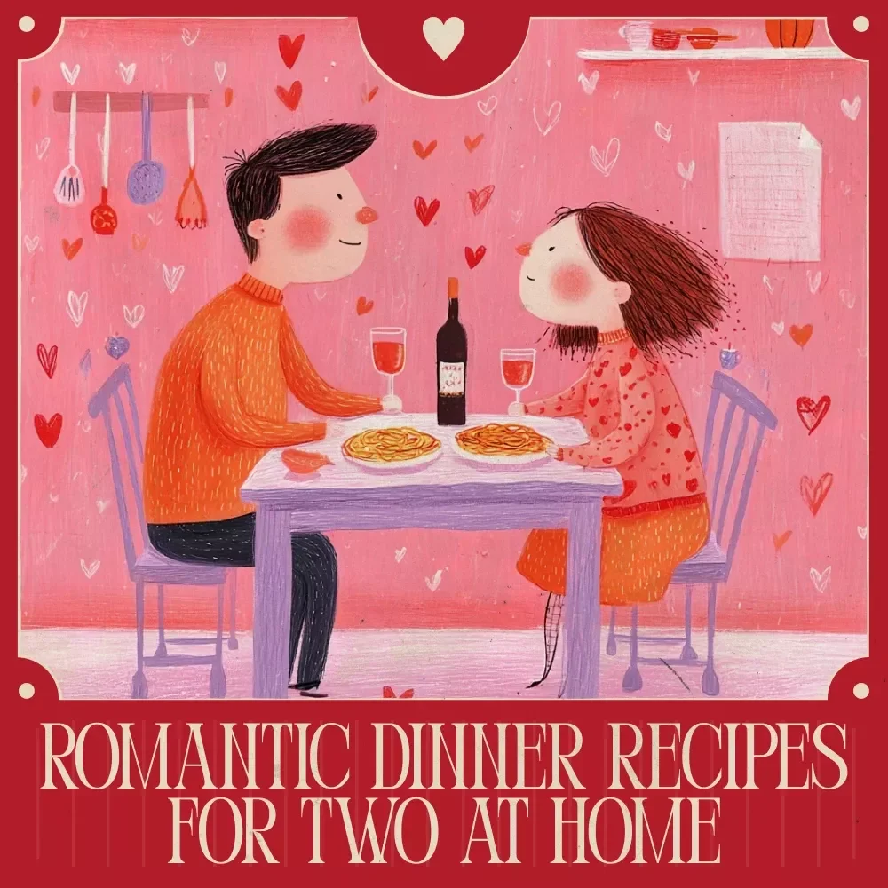 Romantic Dinner Recipes for Two at Home – Easy Romantic Dinner at Home Recipes for Two eBook Guide