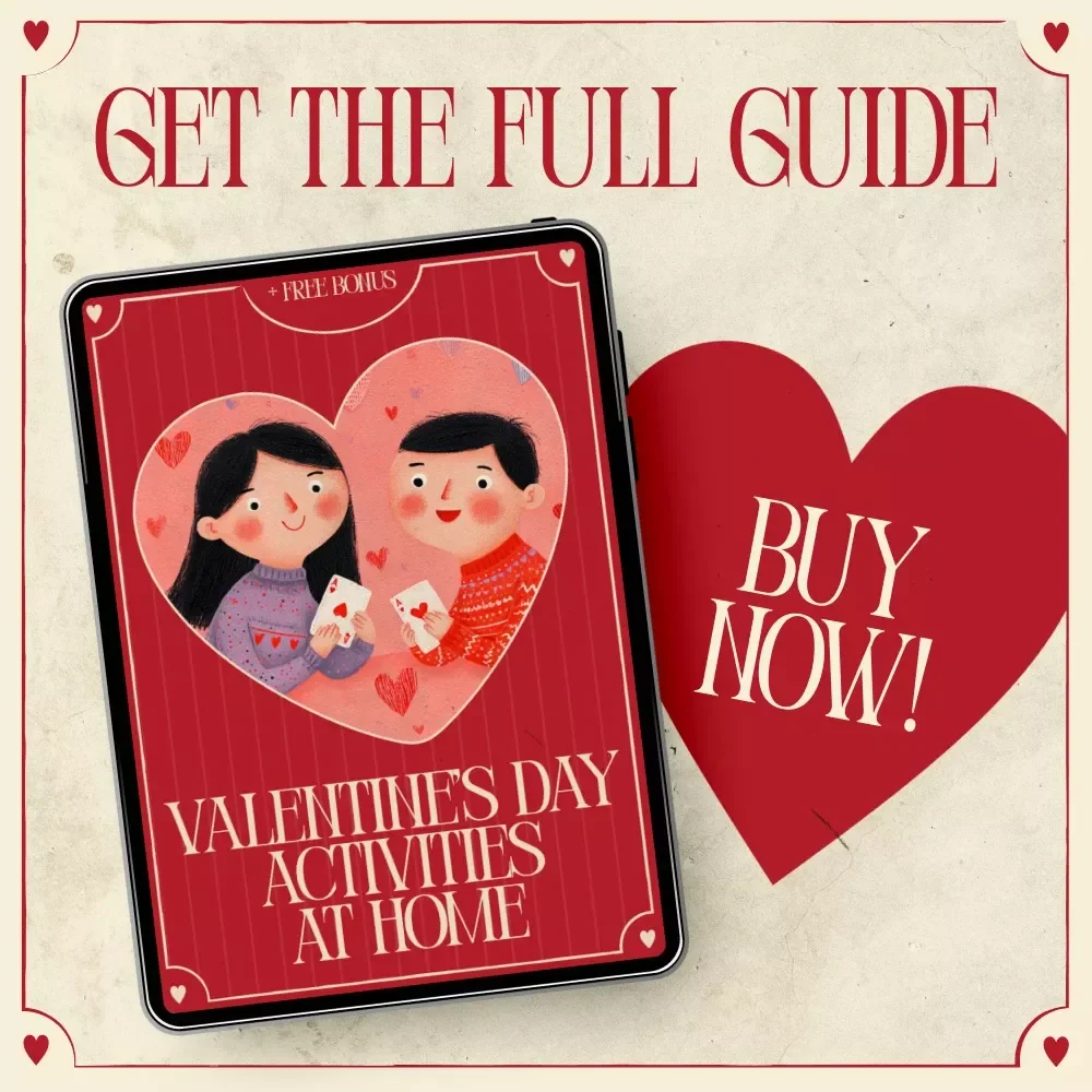 Valentine’s Day Activities at Home – Romantic At-Home Date Ideas, Creative Couple Activities, Cozy Valentine Guide & AI-Enhanced Celebration Planner (Digital Download)