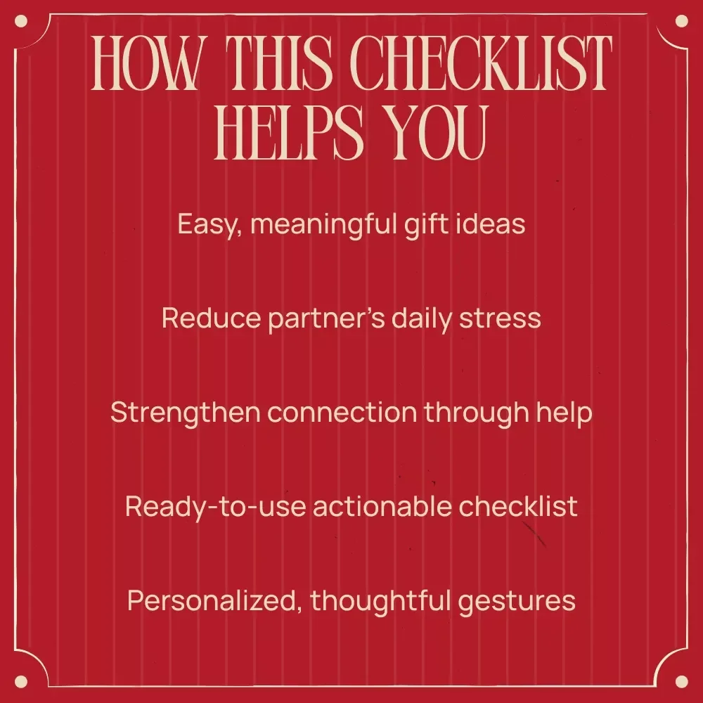 Acts of Service Love Language: Gift Ideas Checklist – Thoughtful Service-Based Gifts & Ideas | if their love language is acts of service gift ideas