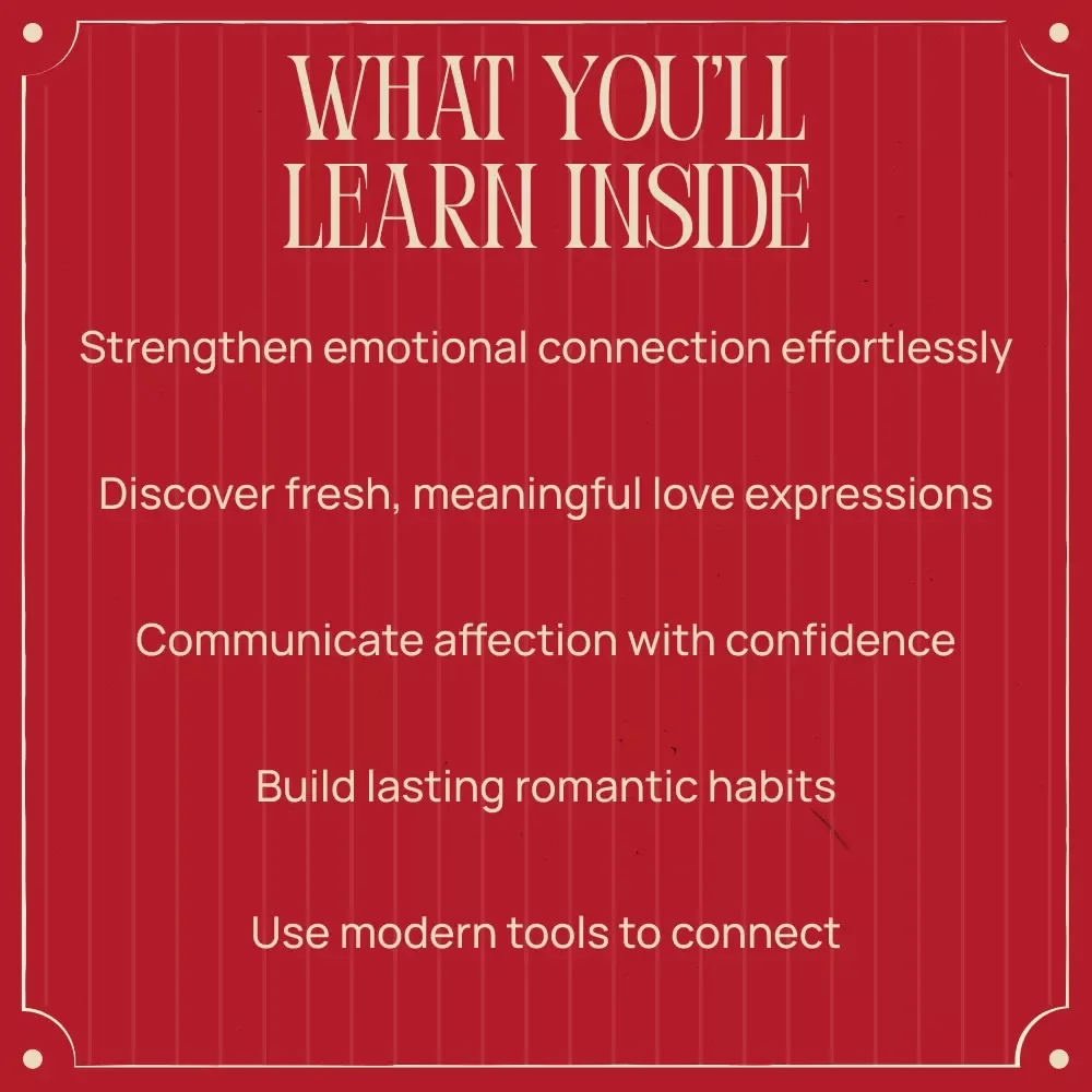Creative Ways to Express Love – Digital Relationship Guide, Romantic Ideas eBook, Couples Communication & Connection Download