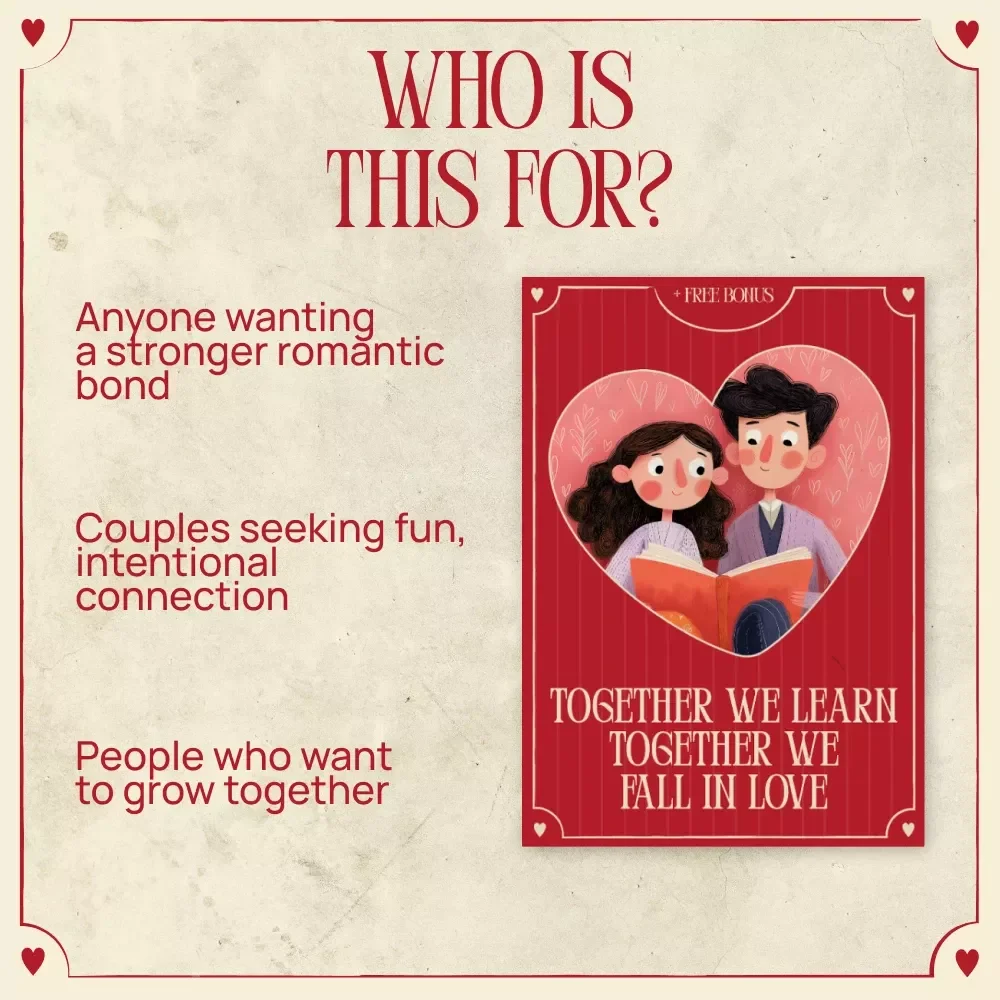 Together We Learn Together We Fall in Love – A Valentine’s Day Learn a Skill Together eBook for Couples, Shared Growth & Deeper Connection