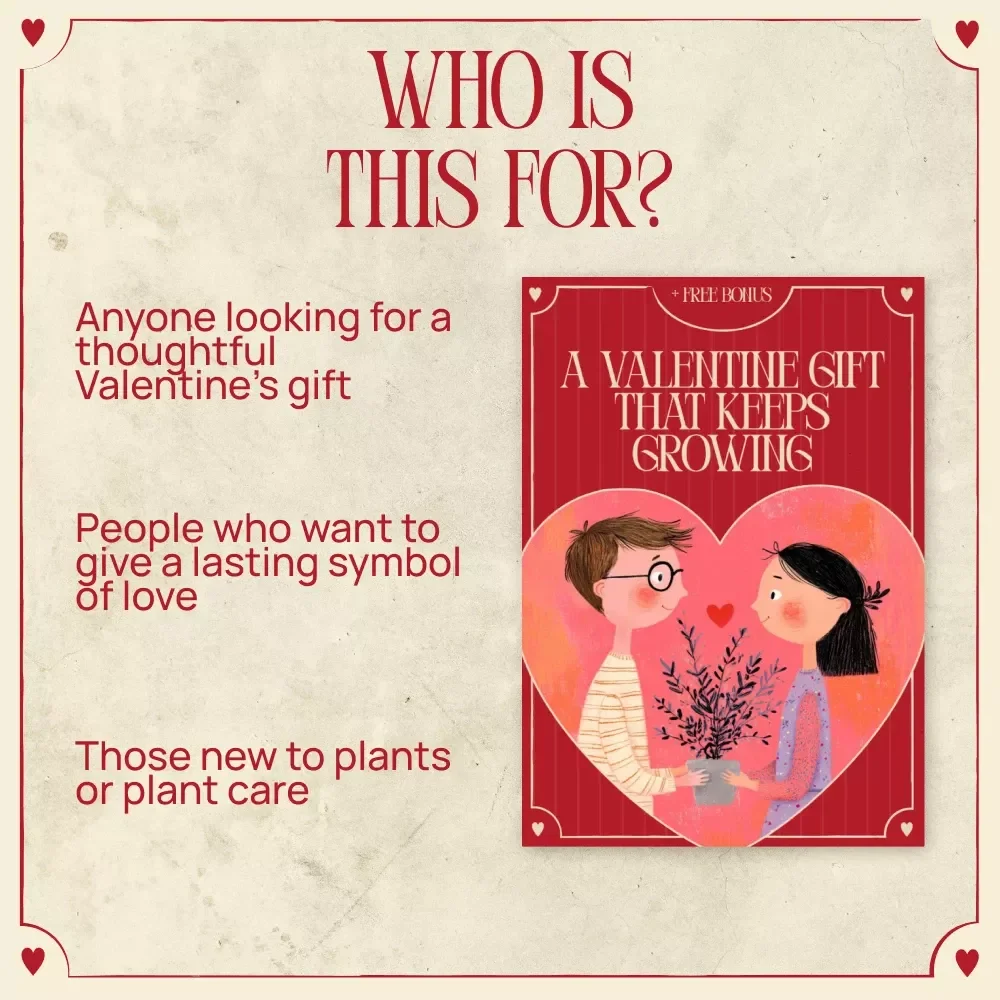 A Valentine Gift That Keeps Growing: A Thoughtful Plant Care Guide & Checklist for Lasting Love