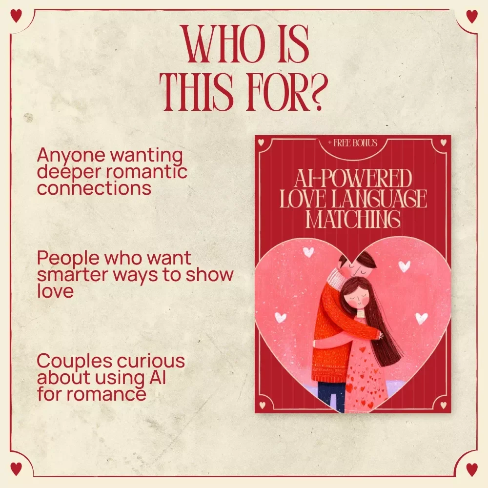 AI-Powered Love Language Matching: Checklist for Tailored Romance | Digital Checklist Using AI to Match Love Language Ideas to Specific Partner Traits
