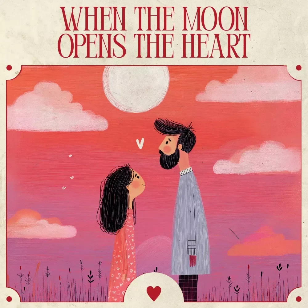 When the Moon Opens the Heart: Valentine’s Day Full Moon Ritual for Love Ebook, Guided Moon Ritual, Self-Love & Relationship Manifestation Guide
