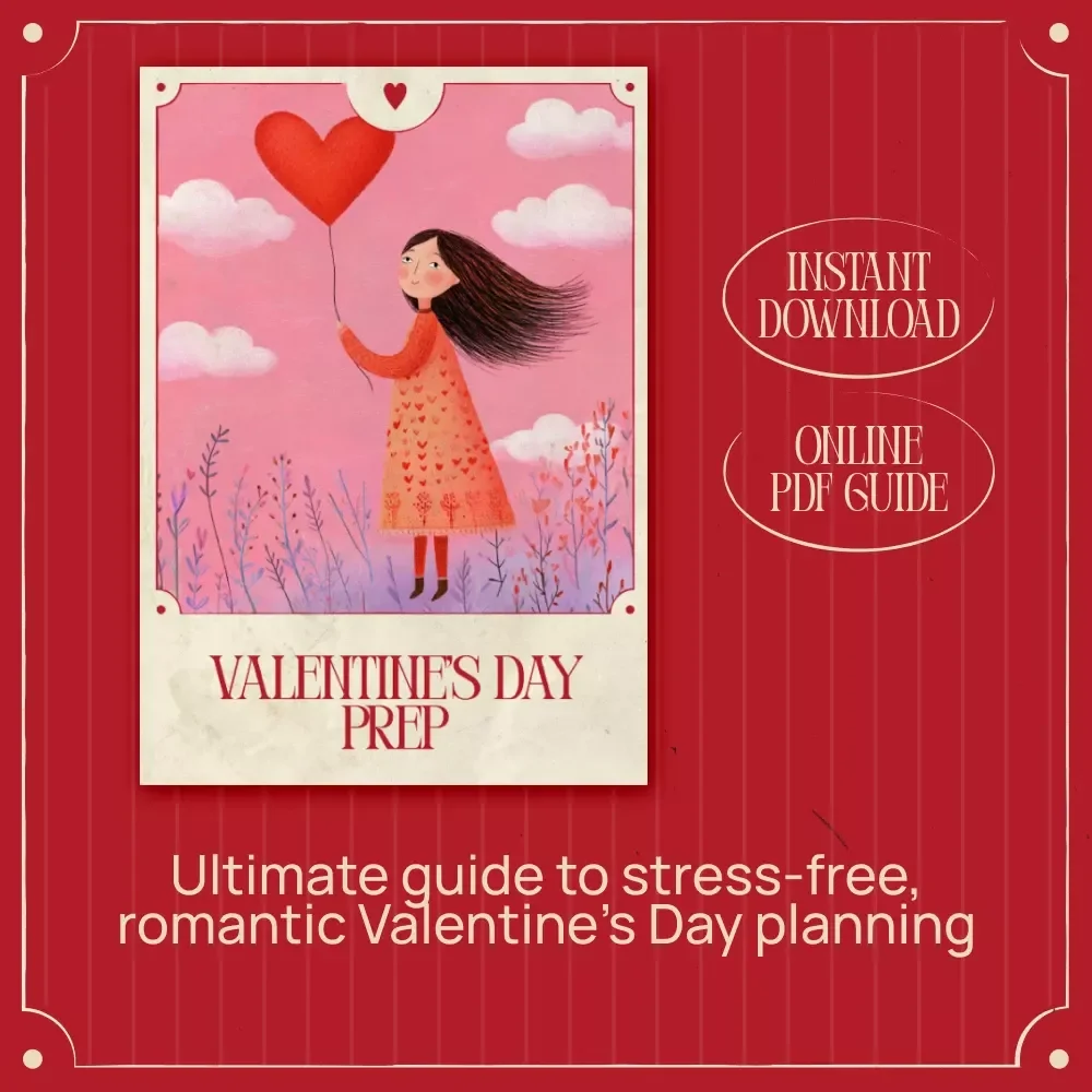 Valentine’s Day Prep: The Ultimate Guide eBook for Stress-Free Planning, Gift Ideas, Romantic Dates, and DIY Tips