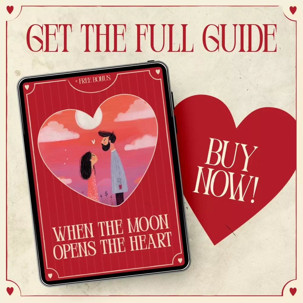 When the Moon Opens the Heart: Valentine’s Day Full Moon Ritual for Love Ebook, Guided Moon Ritual, Self-Love & Relationship Manifestation Guide