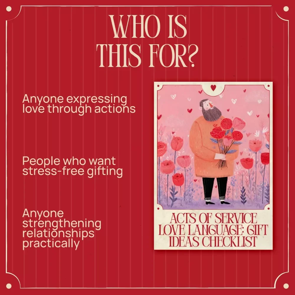 Acts of Service Love Language: Gift Ideas Checklist – Thoughtful Service-Based Gifts & Ideas | if their love language is acts of service gift ideas