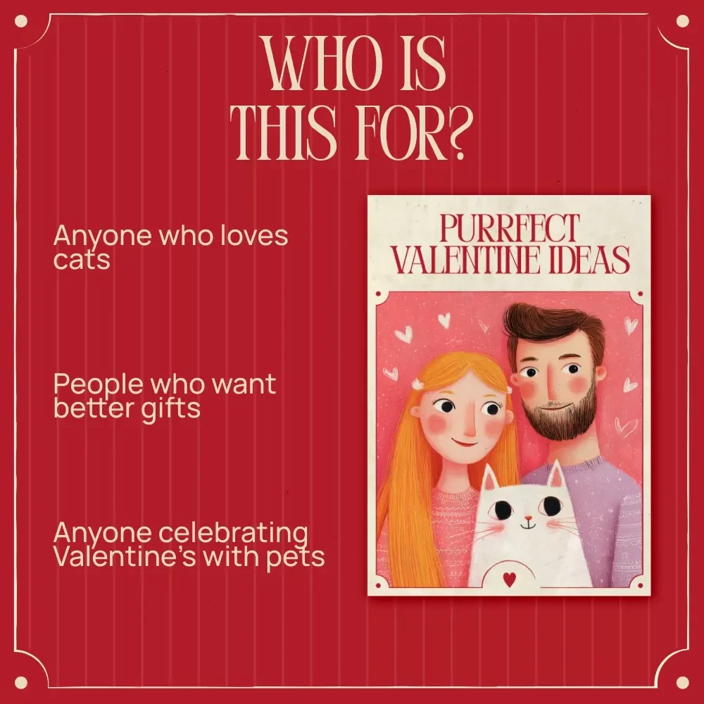 Purrfect Valentine Ideas – A Thoughtful Valentine’s Day Gift for Cat Lovers | Digital Guide for Meaningful, Creative Gifting