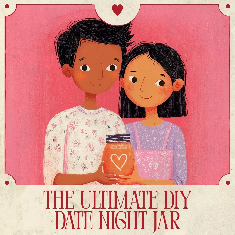 The Ultimate DIY Date Night Jar | Fun & Romantic Date Night Jar DIY with Fun Prompts | Printable Relationship eBook