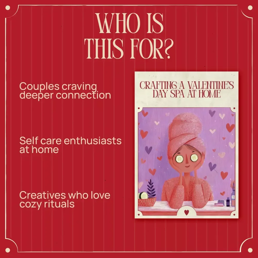 Crafting a Valentine’s Day Spa at Home – Romantic Self-Care Ebook with Valentine’s Day Spa at Home Ideas