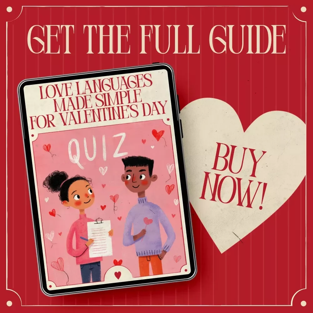 Love Languages Made Simple for Valentine’s Day – Digital Relationship Guide, Valentine’s Day Communication Guide, Love Language Quiz Workbook, Couples eBook Download