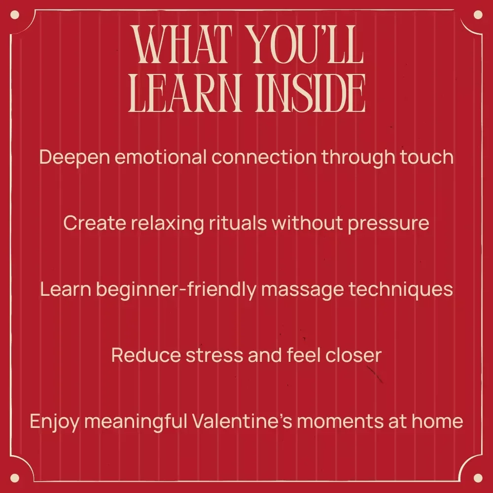 A Calm Valentine’s Couples Massage at Home – Digital Guide for Couples Massage, At-Home Relaxation Ritual, Romantic Valentine’s Day Experience