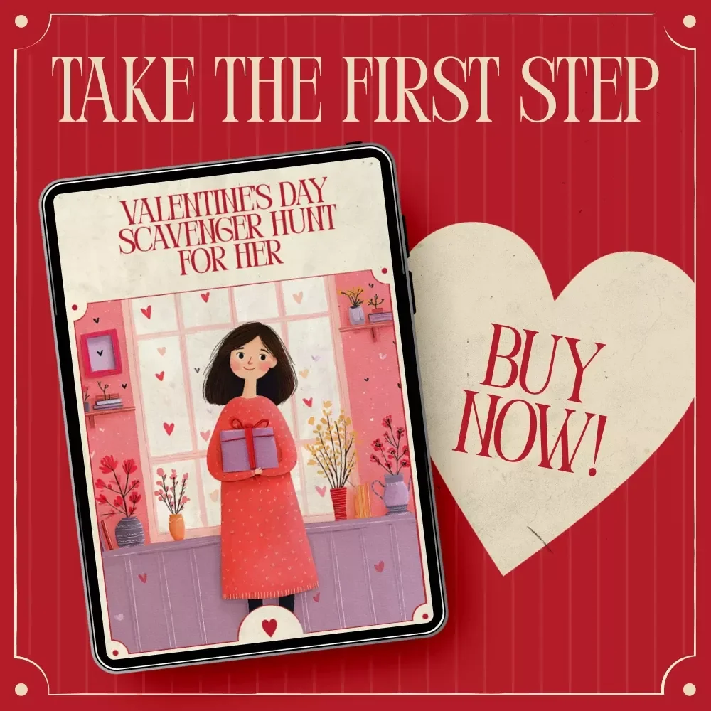 Valentine’s Day Scavenger Hunt for Her – Fun & Romantic Valentine’s Day Scavenger Hunt Ideas for Her | Digital Checklist Guide