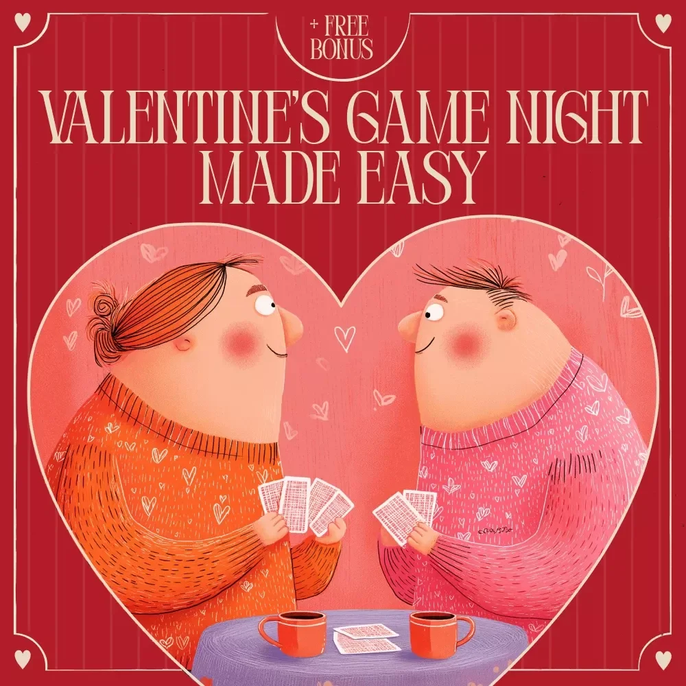 Valentine’s Game Night Made Easy – Romantic Game Night Guide, Valentine’s Day Games, Couple & Friends Game Night Planner, AI-Assisted Hosting Checklist