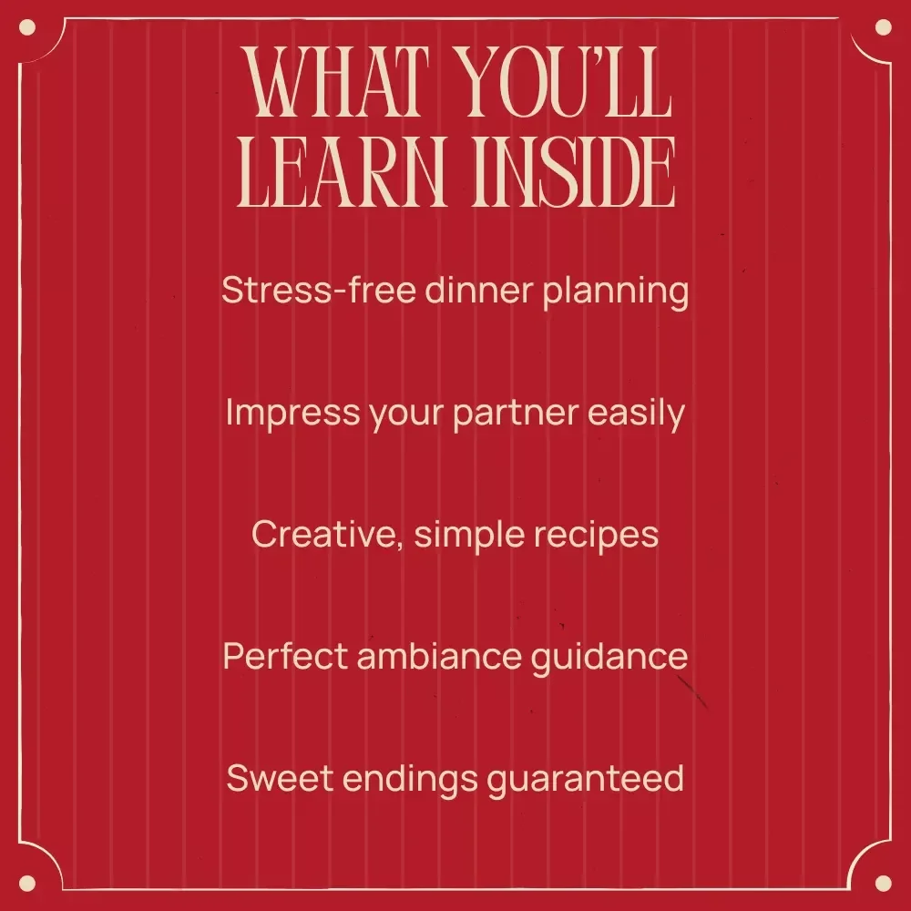 Romantic Dinner Recipes for Two at Home – Easy Romantic Dinner at Home Recipes for Two eBook Guide