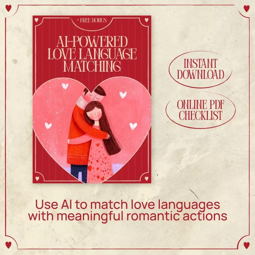 AI-Powered Love Language Matching: Checklist for Tailored Romance | Digital Checklist Using AI to Match Love Language Ideas to Specific Partner Traits