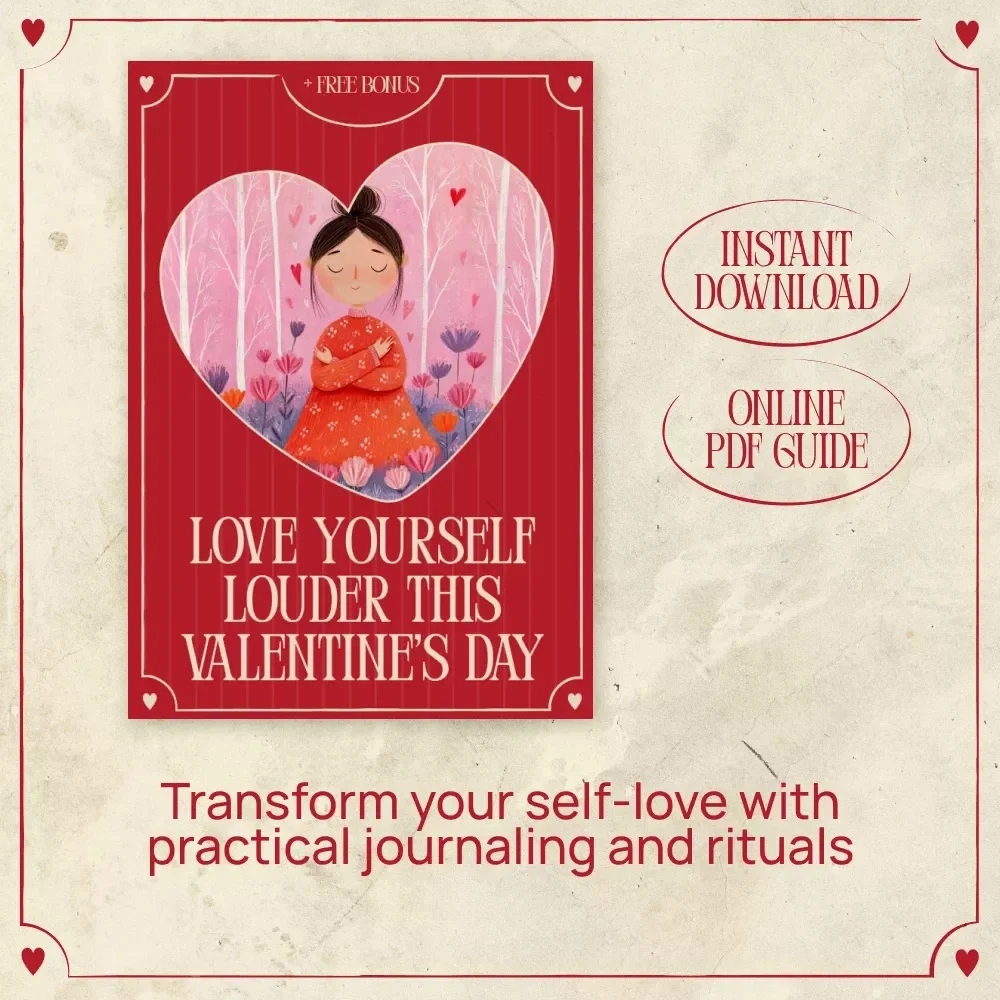 Love Yourself Louder This Valentine’s Day: A Self-Love Guide, Journal Prompts & Rituals eBook