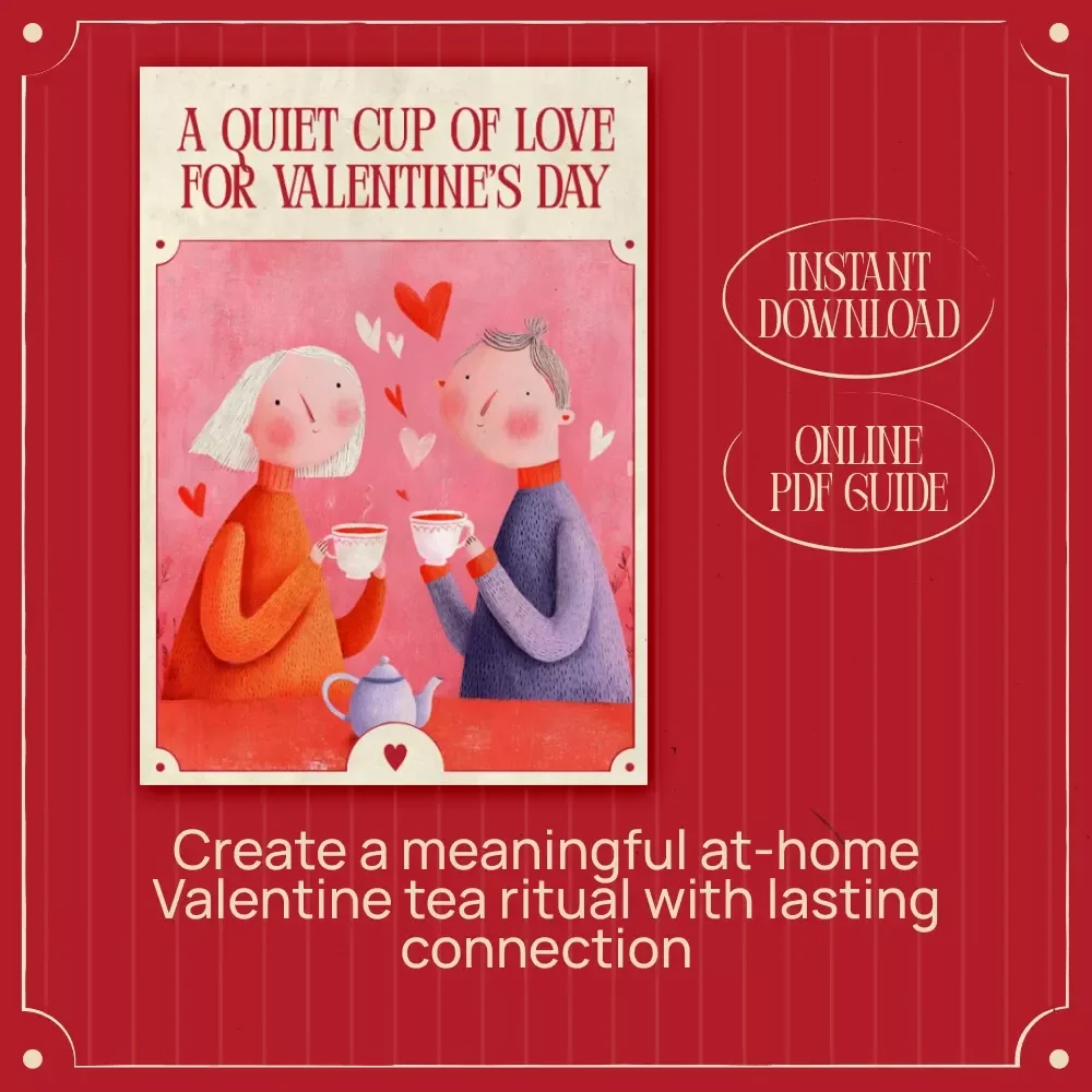 A Quiet Cup of Love for Valentine’s Day – A Romantic At-Home Tea Ritual Guide for Couples | Valentine’s Day Tea Ceremony at Home
