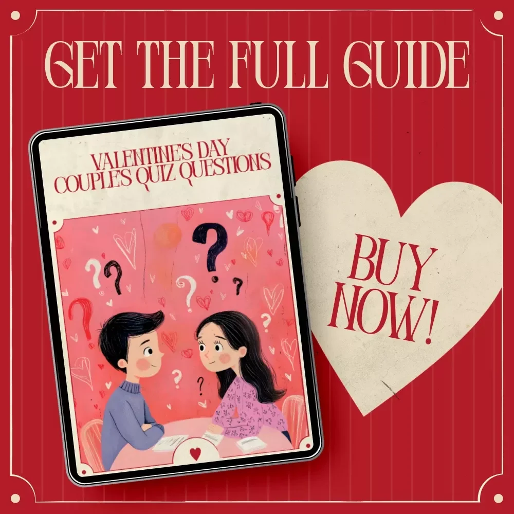 Valentine's Day Couple's Quiz Questions Guide | Fun & Deep Questions for Every Relationship Stage