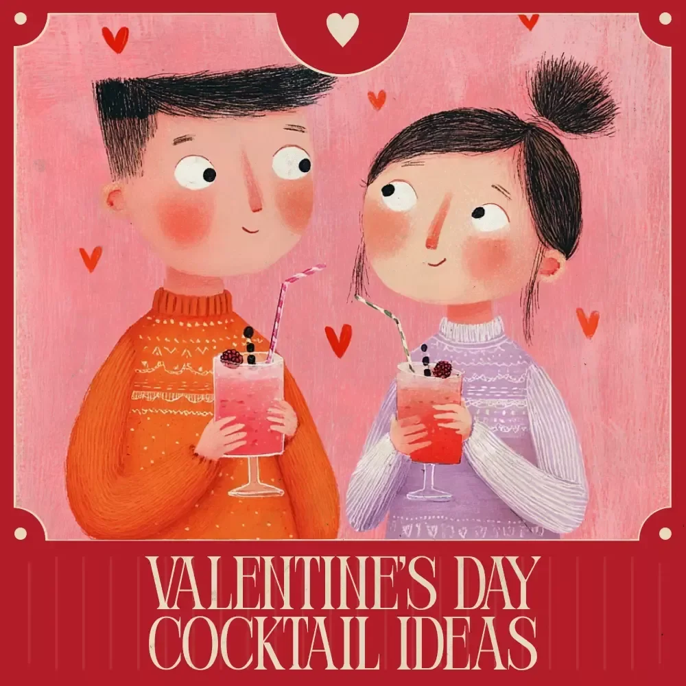 Valentine’s Day Cocktail Ideas | Romantic Ebook with valentine’s day cocktails ideas | Date Night & Party Drink Guide