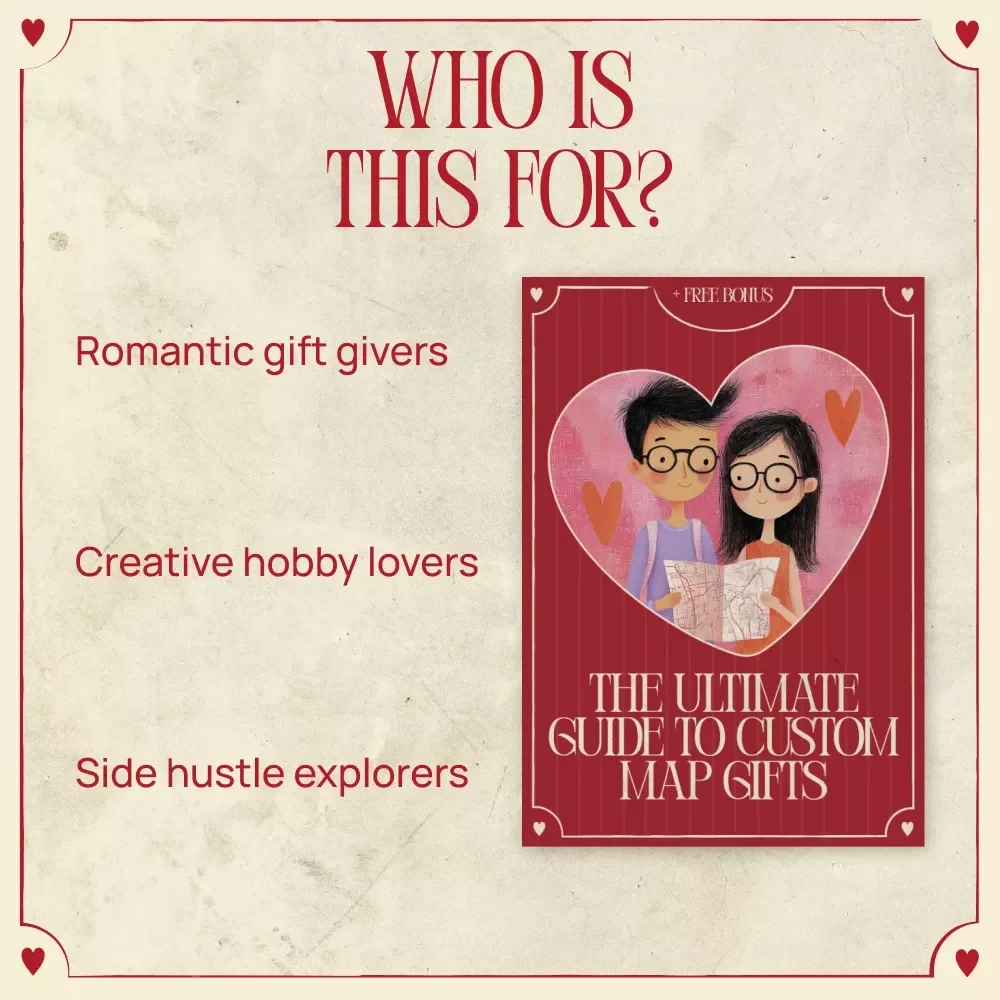 The Ultimate Guide to Custom Map Gifts – Custom Map of Where You Met Gift Idea eBook, Personalized Location Memory Guide, Romantic Map Art Download