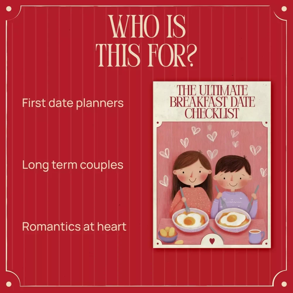 The Ultimate Breakfast Date Checklist – How to Make a Breakfast Date Easy, Romantic & Fun | Morning Date Planning Printable