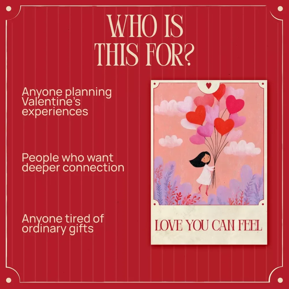 Love You Can Feel: A Thoughtful Experiential Gift Guide eBook | Best Experiential Gifts for Valentine’s Day