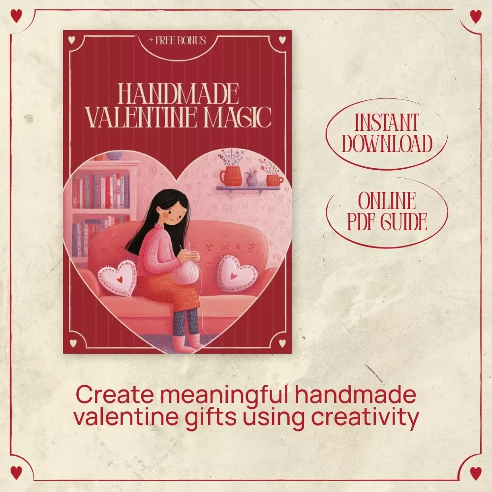 Handmade Valentine Magic | Creative Guide for Heartfelt DIY Gifts | handmade valentine’s gift ideas