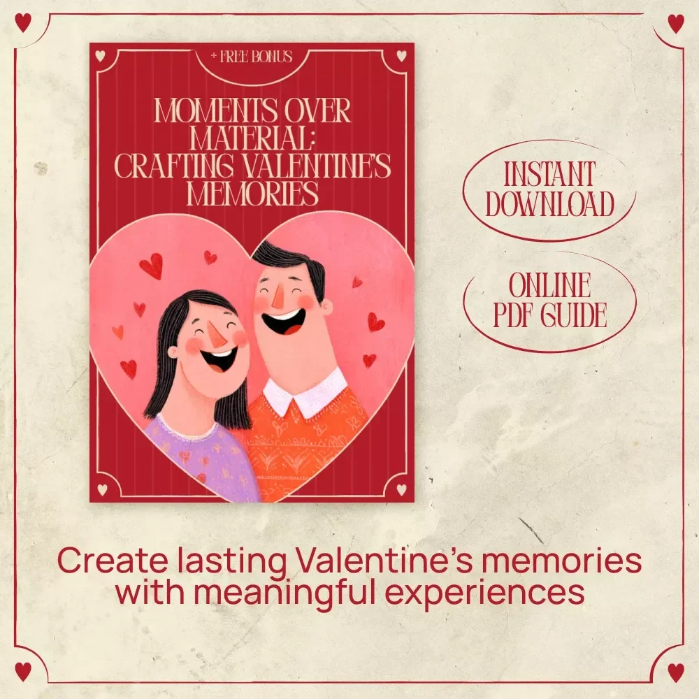 Moments Over Material: Crafting Valentine’s Memories | Romantic Experience Gift Ideas | AI Date Planning Guide | Digital Valentine’s Day Checklist