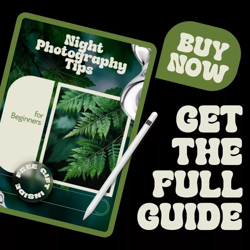Night Photography Tips for Beginners – Step-by-Step Ebook Guide to Low Light Photography, Camera Settings, Long Exposure & Creative Night Shots