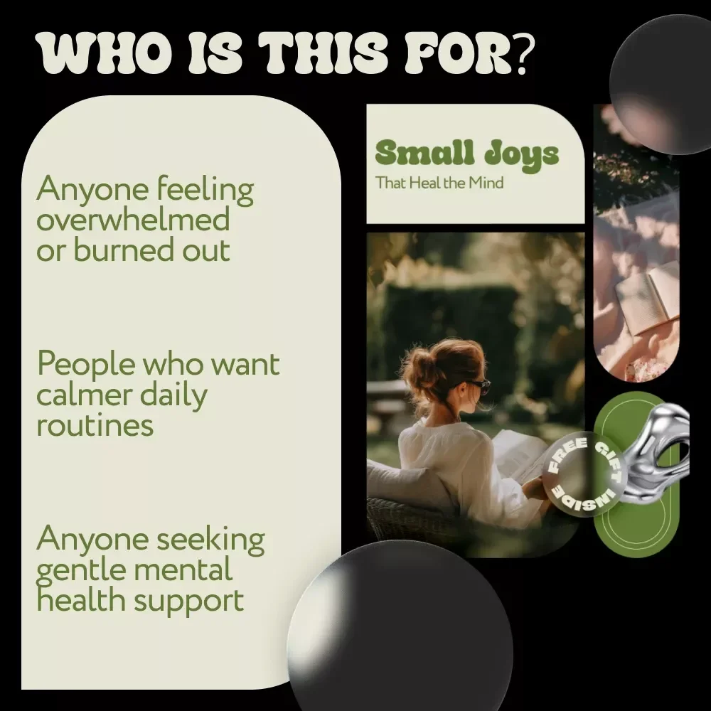 Small Joys That Heal the Mind – A Gentle Guide to Hobby Ideas for Mental Health, Mindful Living, and Emotional Balance (Digital eBook)