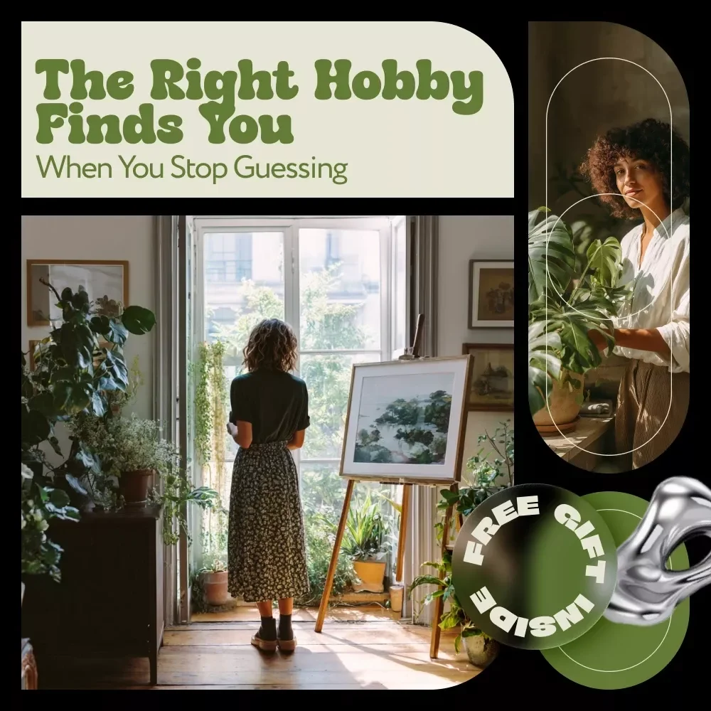 The Right Hobby Finds You When You Stop Guessing – eBook Guide on How to Find a That Fits My Personality, Self-Discovery Workbook for Lifestyle & Creative Clarity