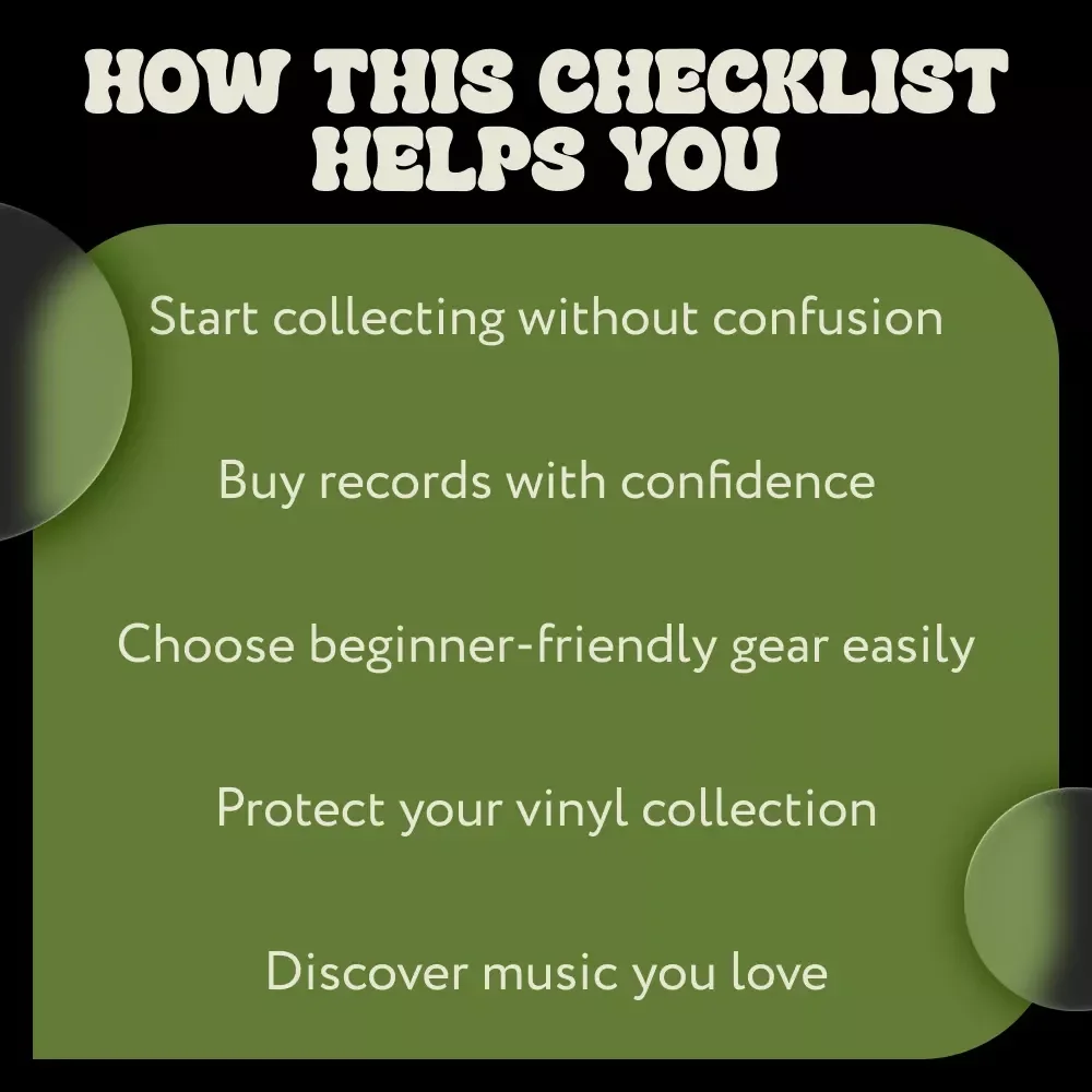 Beginner Vinyl Record Collecting Checklist – Easy Start Guide for New Collectors | How to Take Up Vinyl Record Collecting with Confidence