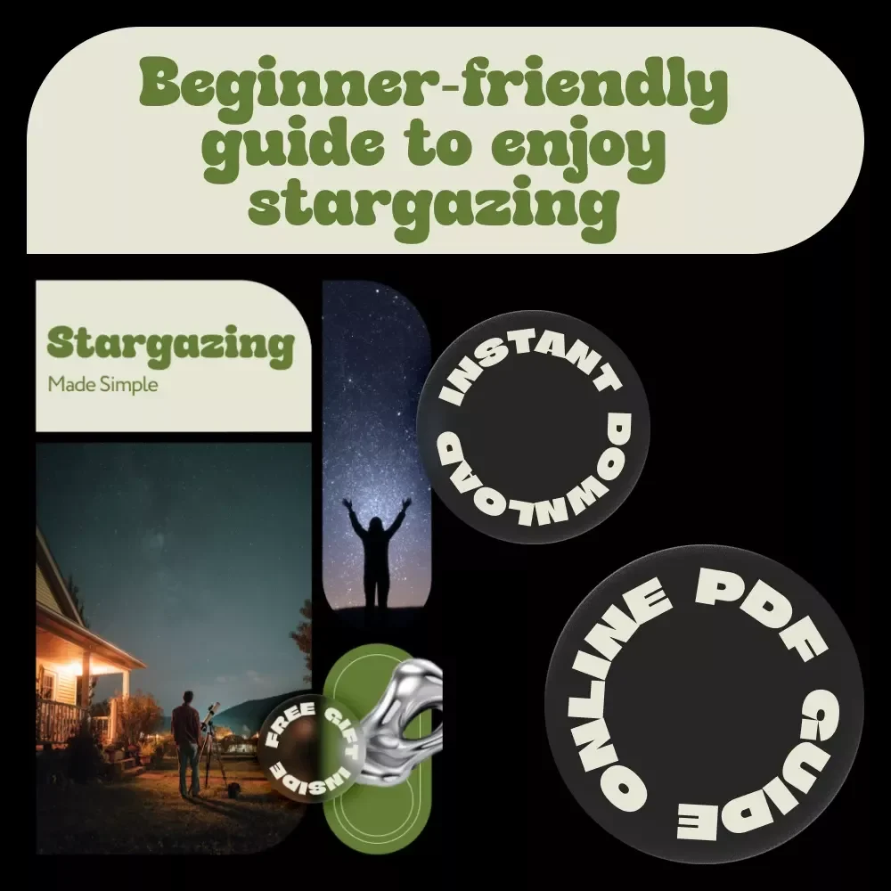 Stargazing Made Simple – Beginner Stargazing Guide eBook | Night Sky, Constellations & Celestial Events Digital Download