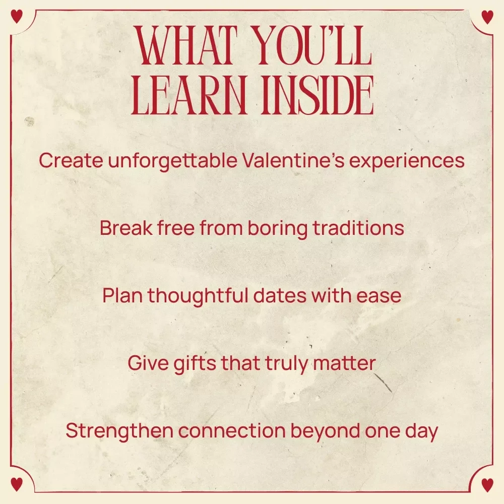 Love, Reimagined: Celebrate Valentine’s Differently – A Modern Valentine’s Day Guide for Couples, Creative Date Ideas, Meaningful Gifts & Unique Relationship Experiences (Digital Download)