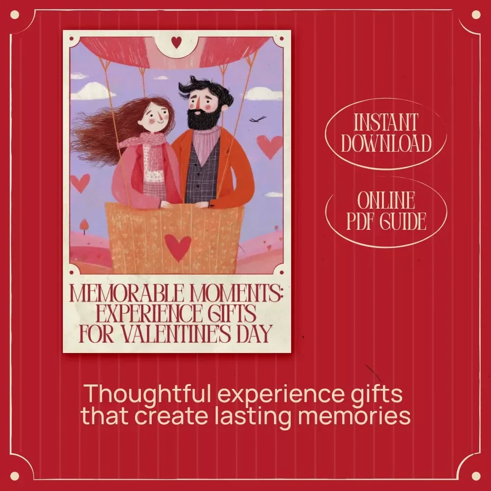 Memorable Moments: Experience Gifts for Valentine’s Day | Thoughtful eBook with Experience Gift Ideas for Valentine’s Day | Romantic & Creative Digital Download