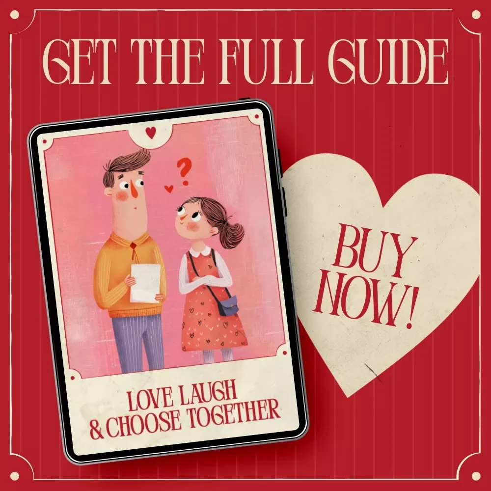 Love Laugh and Choose Together – Valentine’s Day Guide with Valentine’s Day Would You Rather Questions for Couples & Date Night Connection