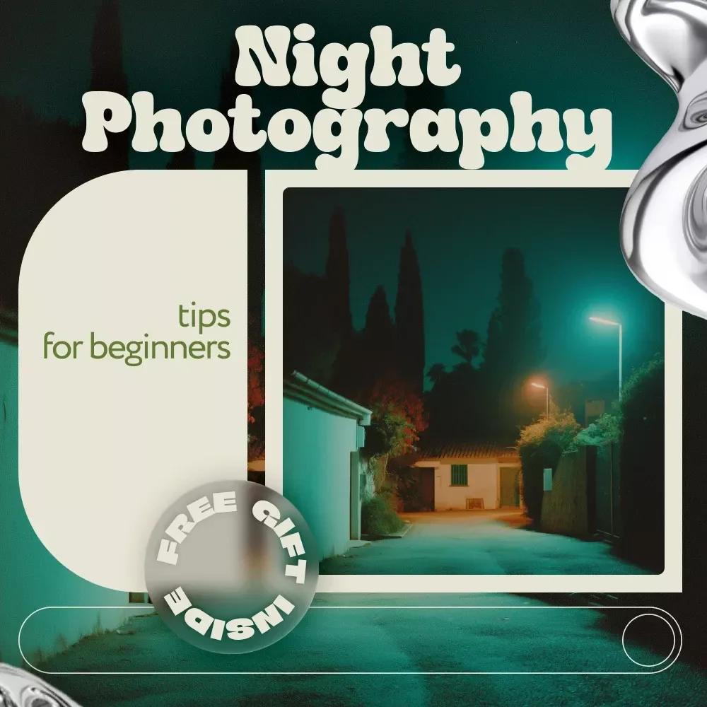Night Photography Tips for Beginners – Step-by-Step Ebook Guide to Low Light Photography, Camera Settings, Long Exposure & Creative Night Shots