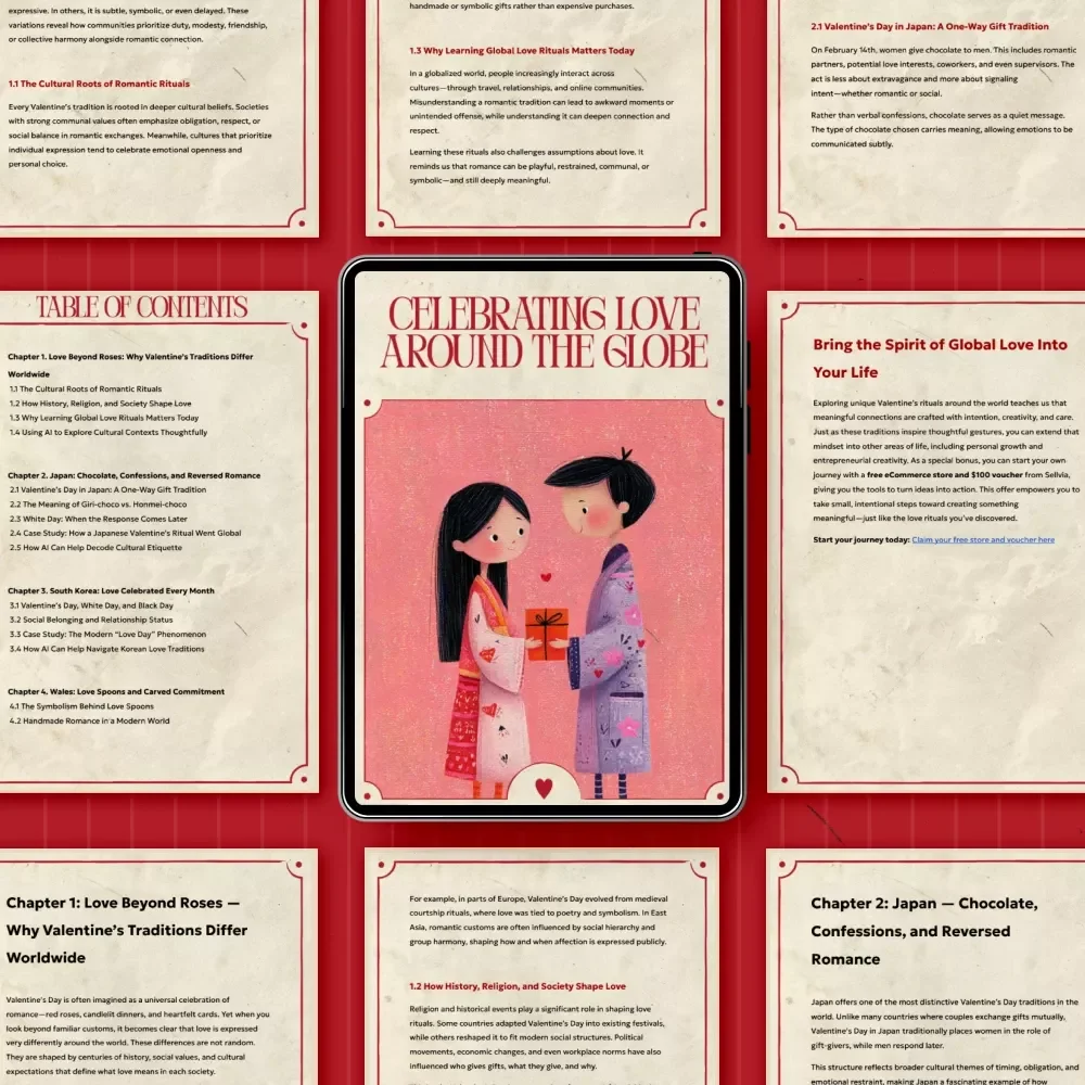 Celebrating Love Around the Globe – eBook Exploring Unique Valentine’s Rituals Worldwide, Cultural Romance Traditions & Global Love Stories