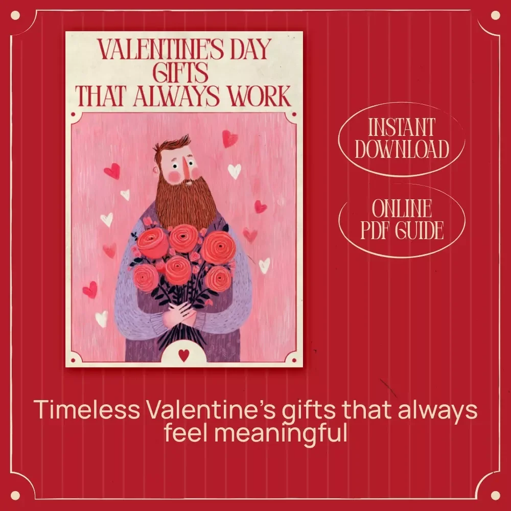 Valentine’s Day Gifts That Always Work – Timeless Romance Guide | Classic Valentine’s Day Gift Ideas eBook | Foolproof Love Gift Inspiration