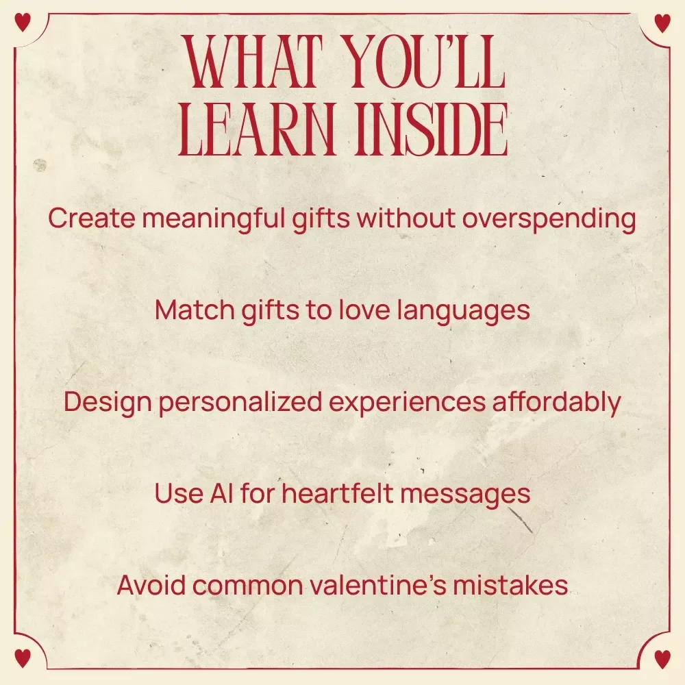 Heartfelt Gifts on a Budget: Making Valentine’s Day Special – A Practical Guide to Affordable Valentine’s Gifts That Feel Special, Thoughtful Ideas, DIY Inspiration & AI-Powered Personalization