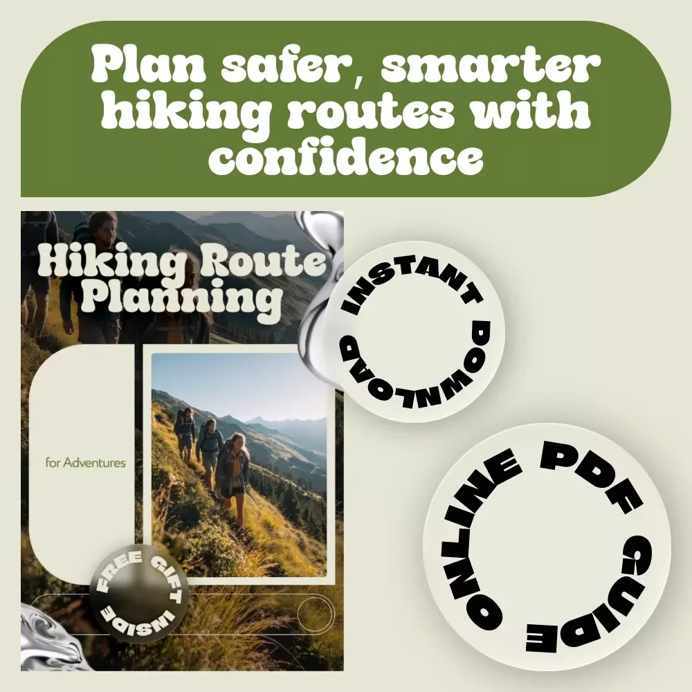 Hiking Route Planning for Adventures – Ultimate Digital Hiking Guide, Route Planning eBook, Trail Safety Checklist, Outdoor Navigation & Adventure Preparation Download