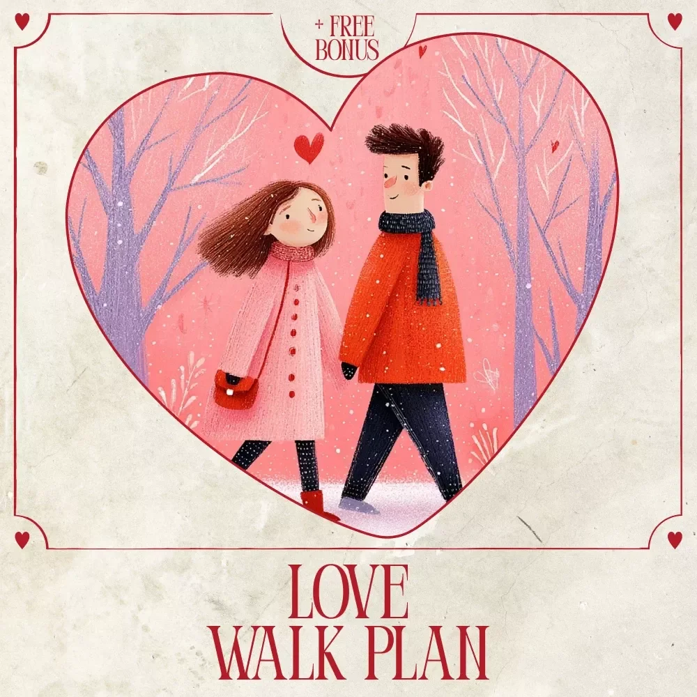 Love Walk Plan: Nature Walk for Valentine’s Checklist, Romantic Outdoor Date Guide, eBook for Couples’ Adventure