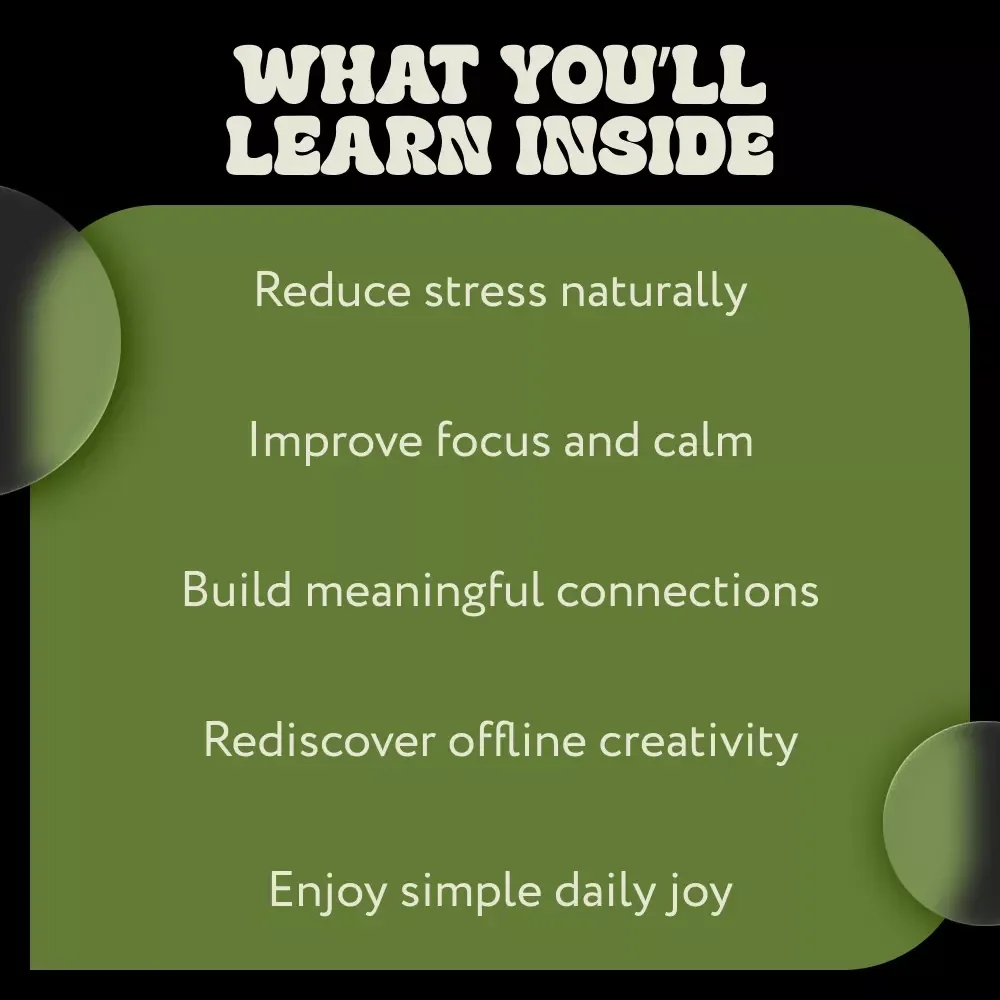 Simple Hobbies That Don't Involve Screens – A Practical Guide to Easy Hobbies Without Screens for Mindful Living, Offline Fun, and Real Connection