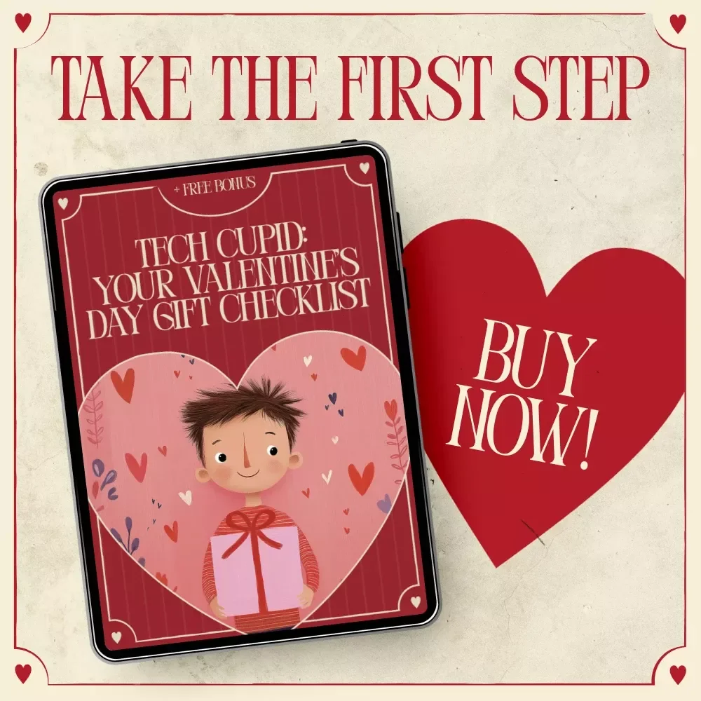 Tech Cupid: Your Valentine’s Day Gift Checklist | Valentine’s Day Tech Gift Ideas Digital Download | Smart Gadgets Gift Guide for Him & Her